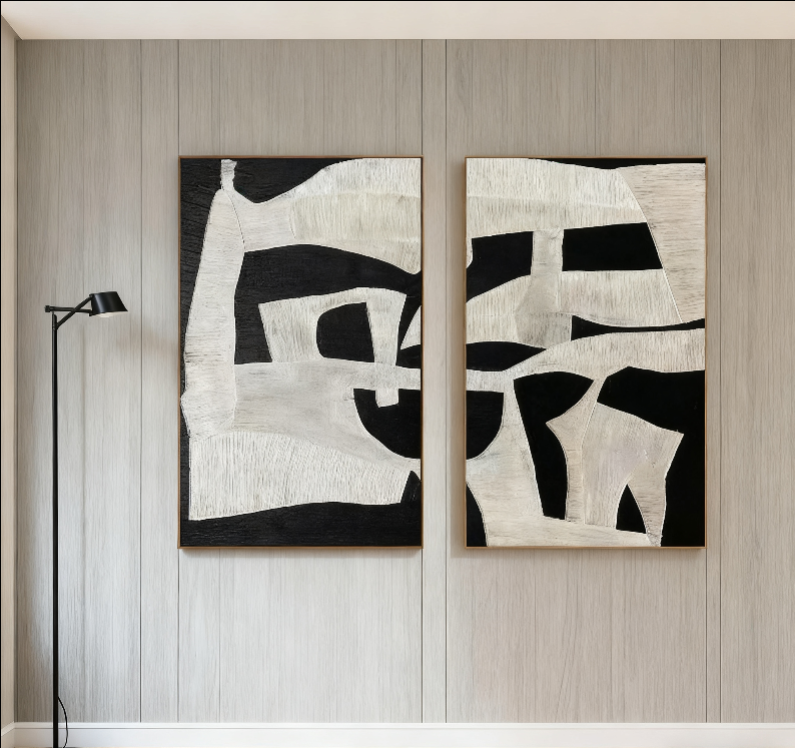 Black & White Abstract