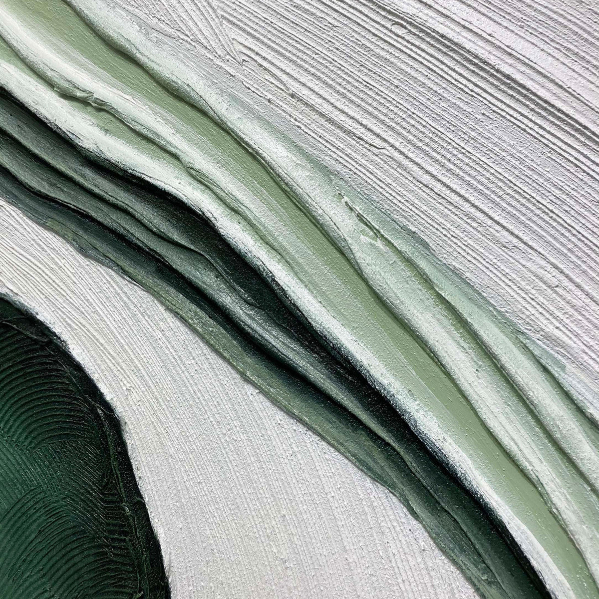 Blue & Green Abstract Painting #CXA 014