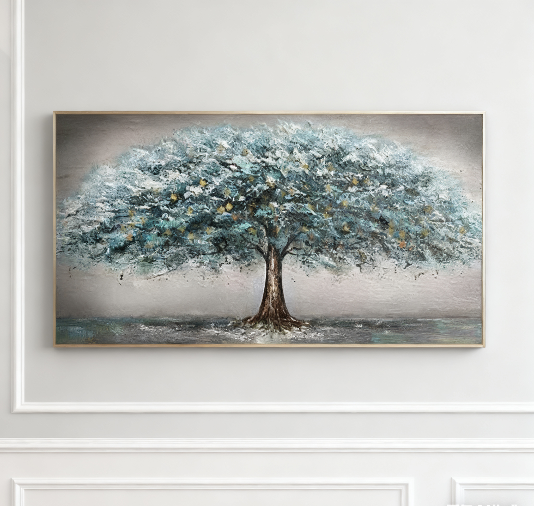 Vibrant Tree Landscape Wall Art #LL 0409
