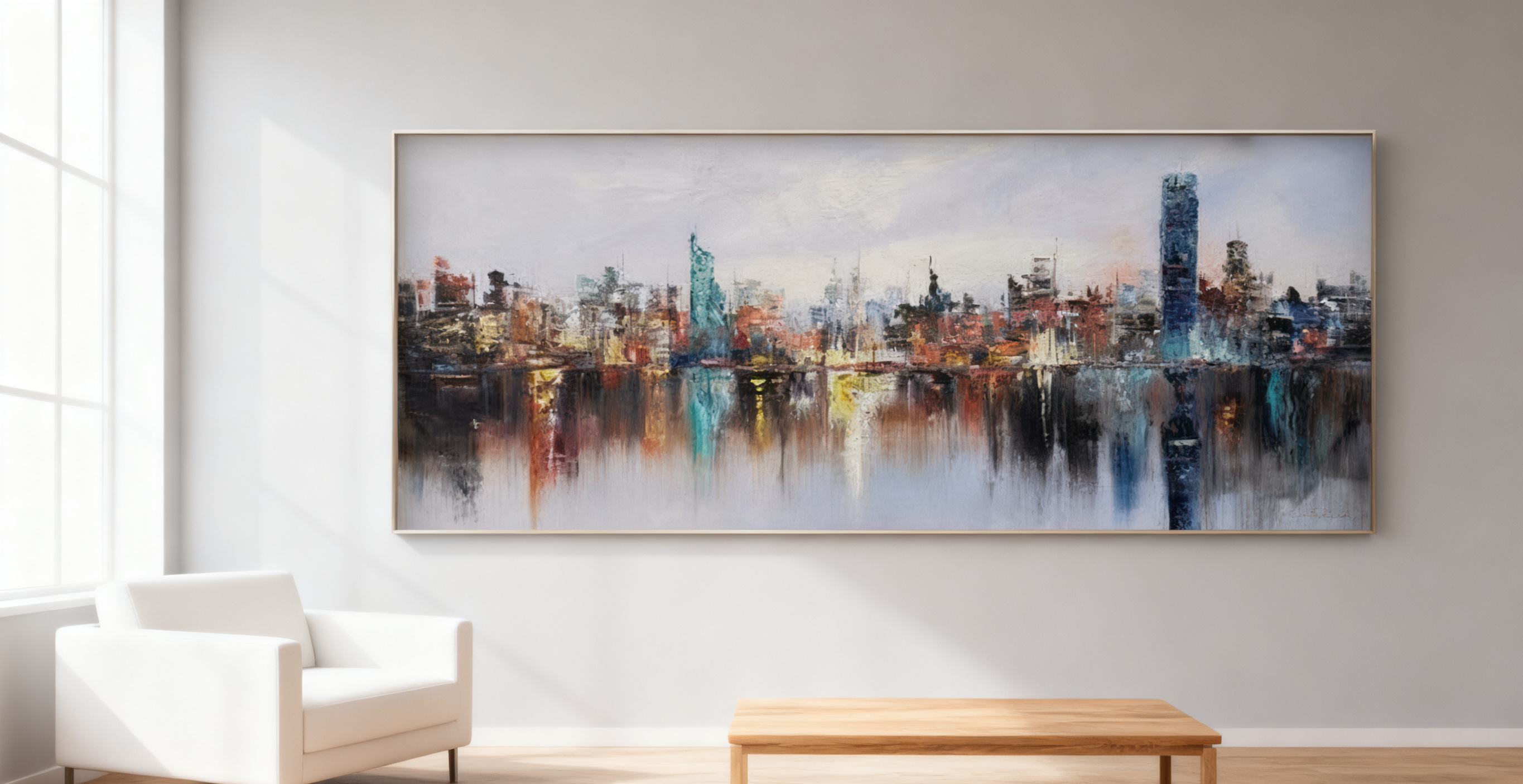 Urban Landscape Abstract Painting #ULA 001