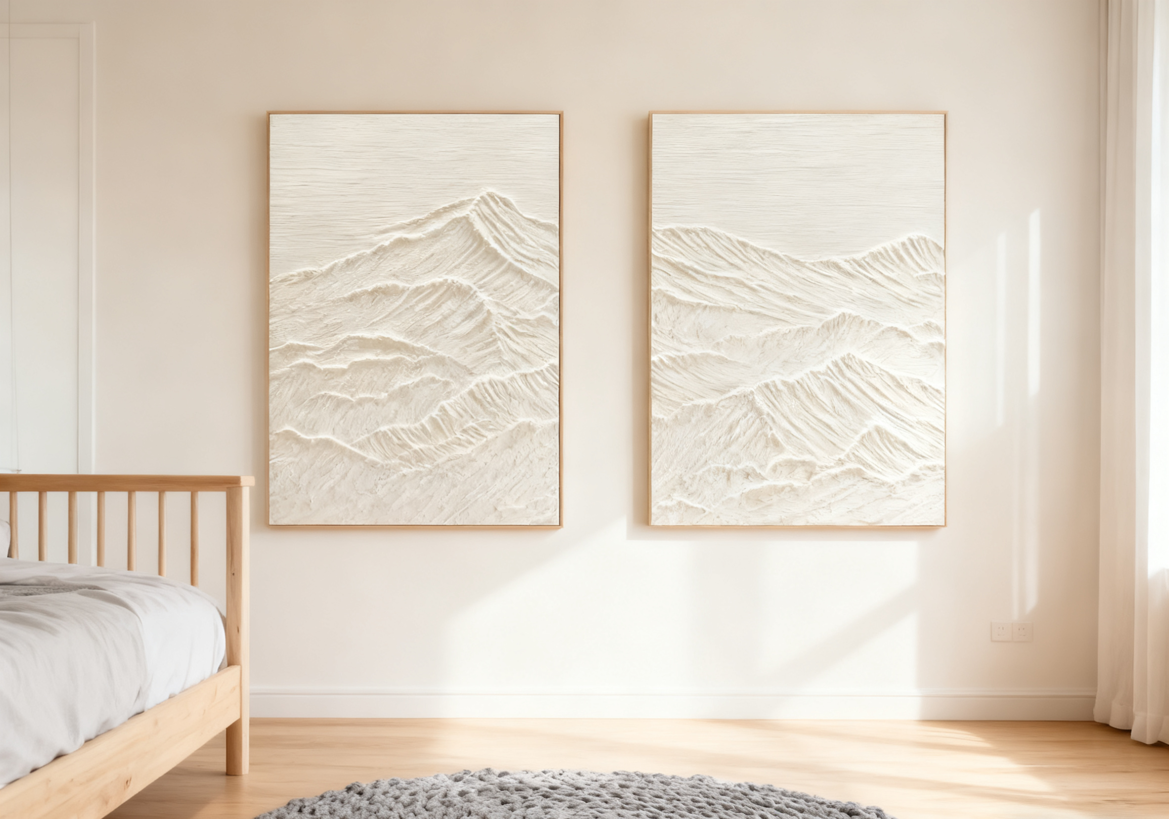 Abstract Tranquility Painting SET OF 2 #CXA 014