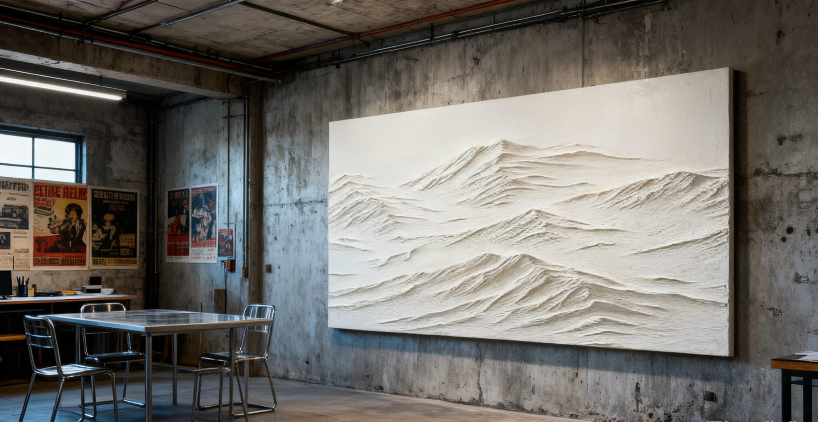 White Minimalist Painting #WM 009