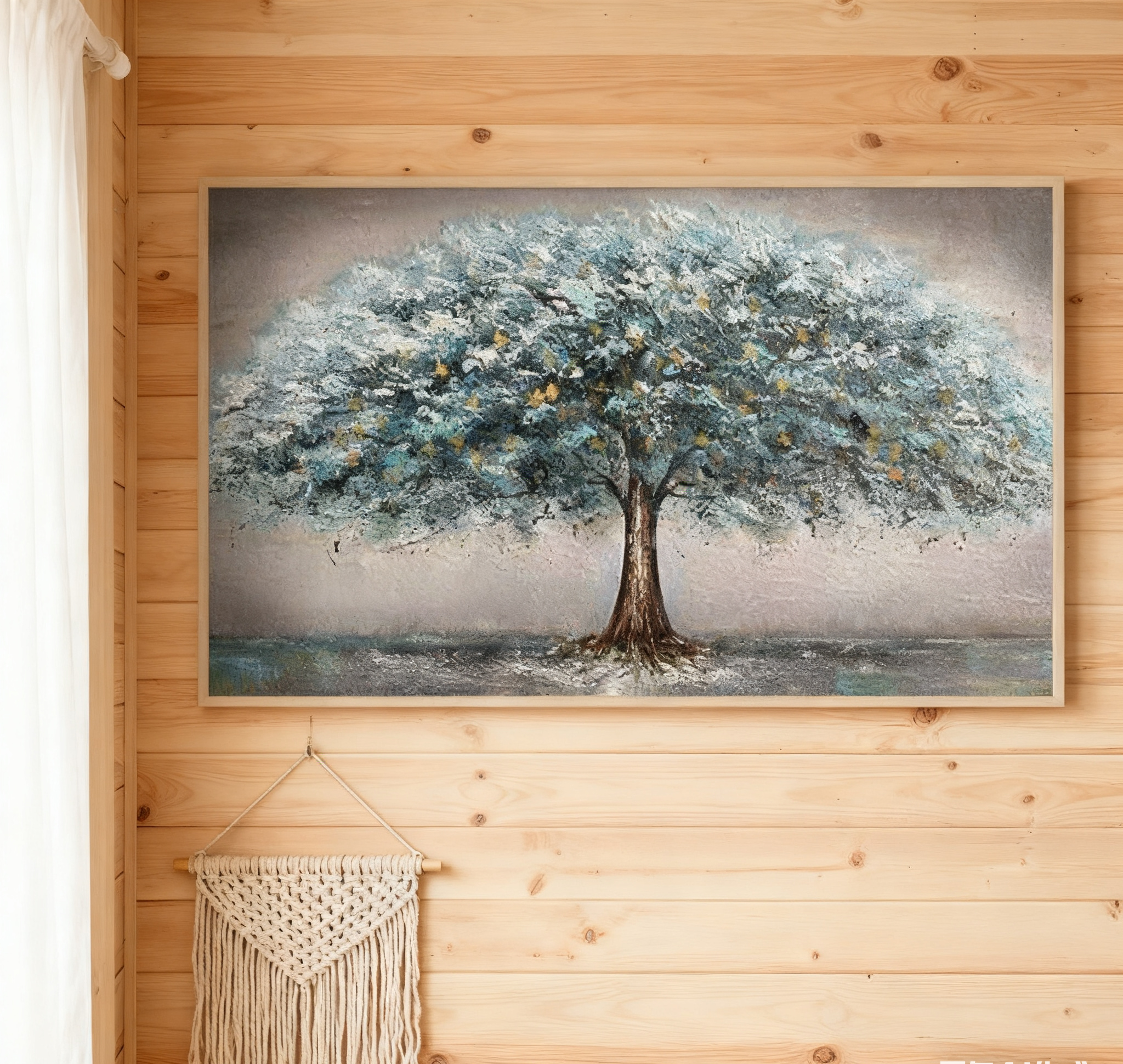 Vibrant Tree Landscape Wall Art #LL 0409