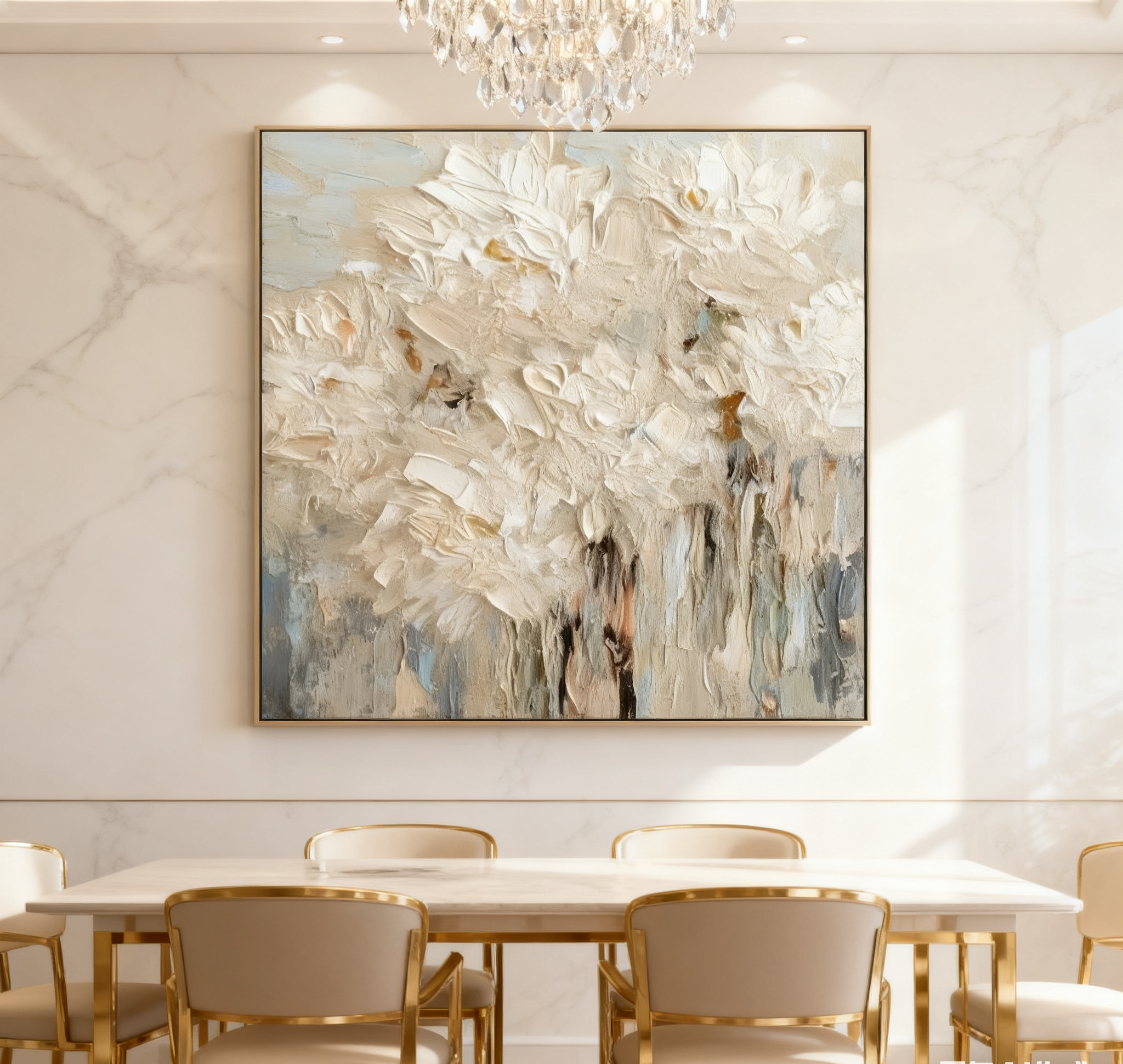 Elegant Floral Wall Art in 3D Minimalist Style #FT 064