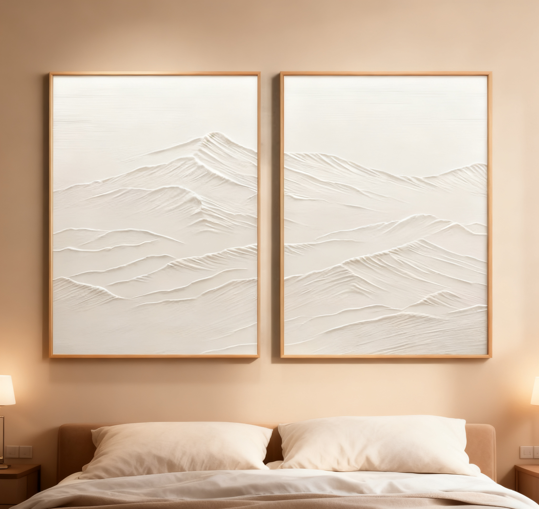 Abstract Tranquility Painting SET OF 2 #CXA 009