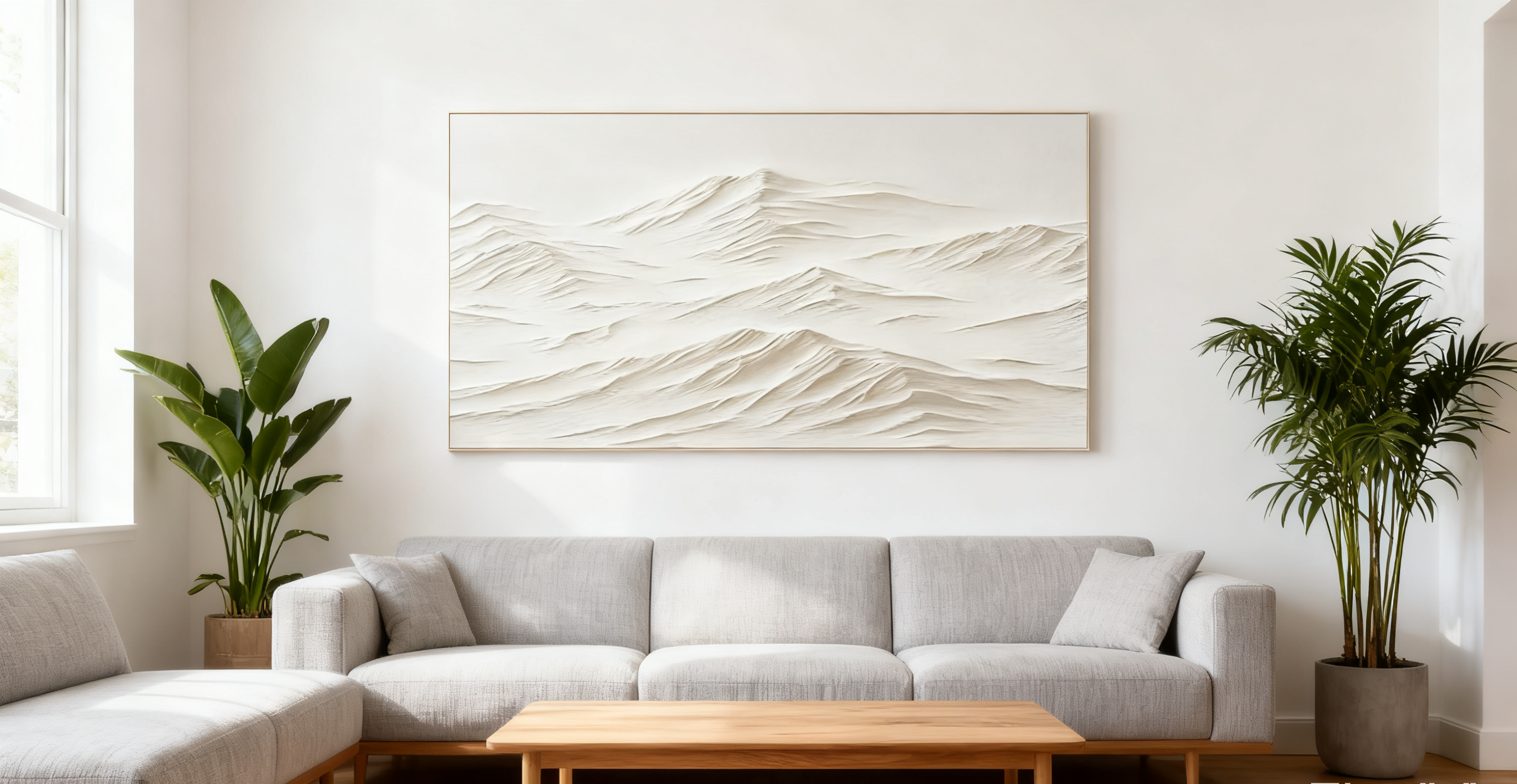 White Minimalist Painting #WM 009