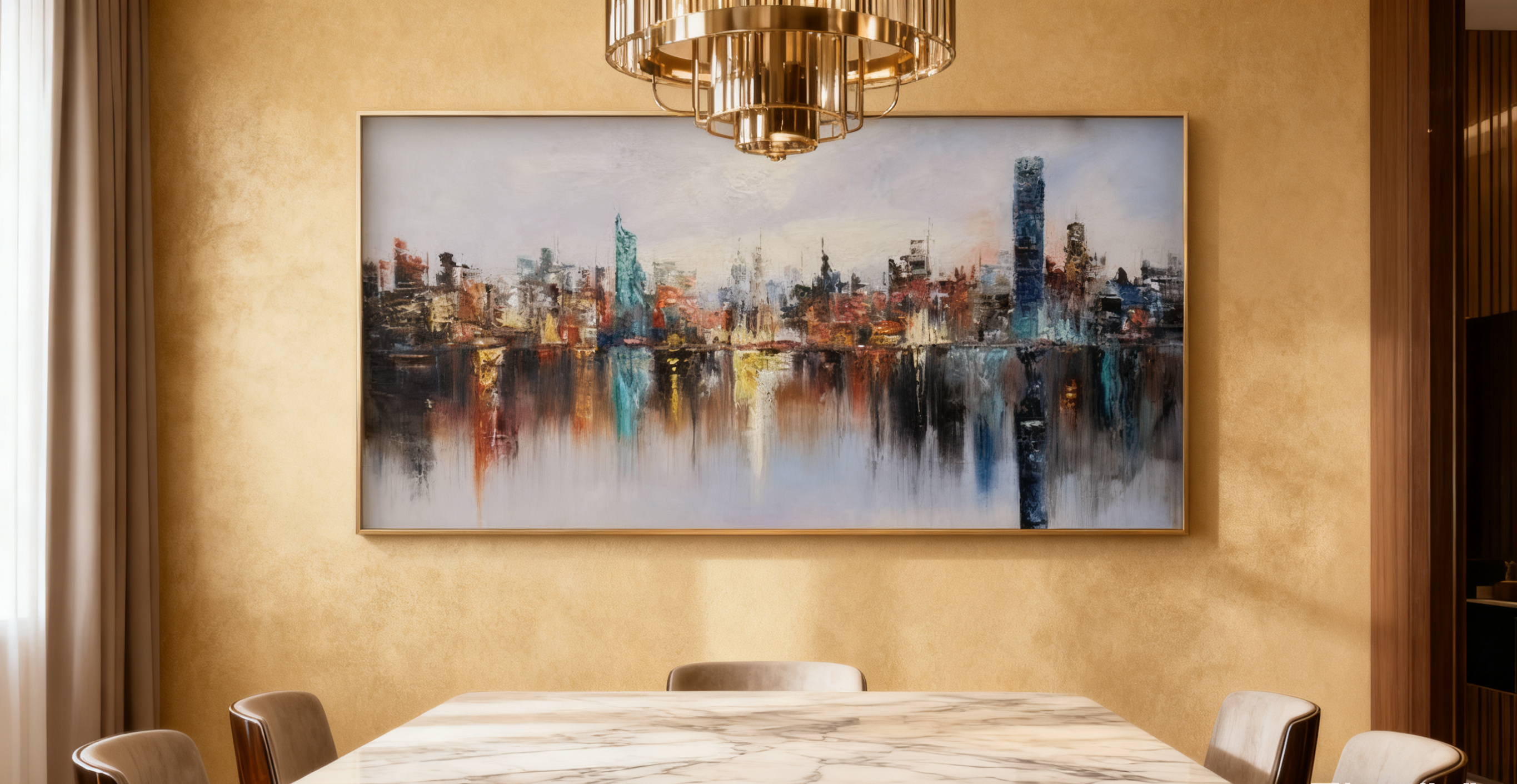 Urban Landscape Abstract Painting #ULA 001