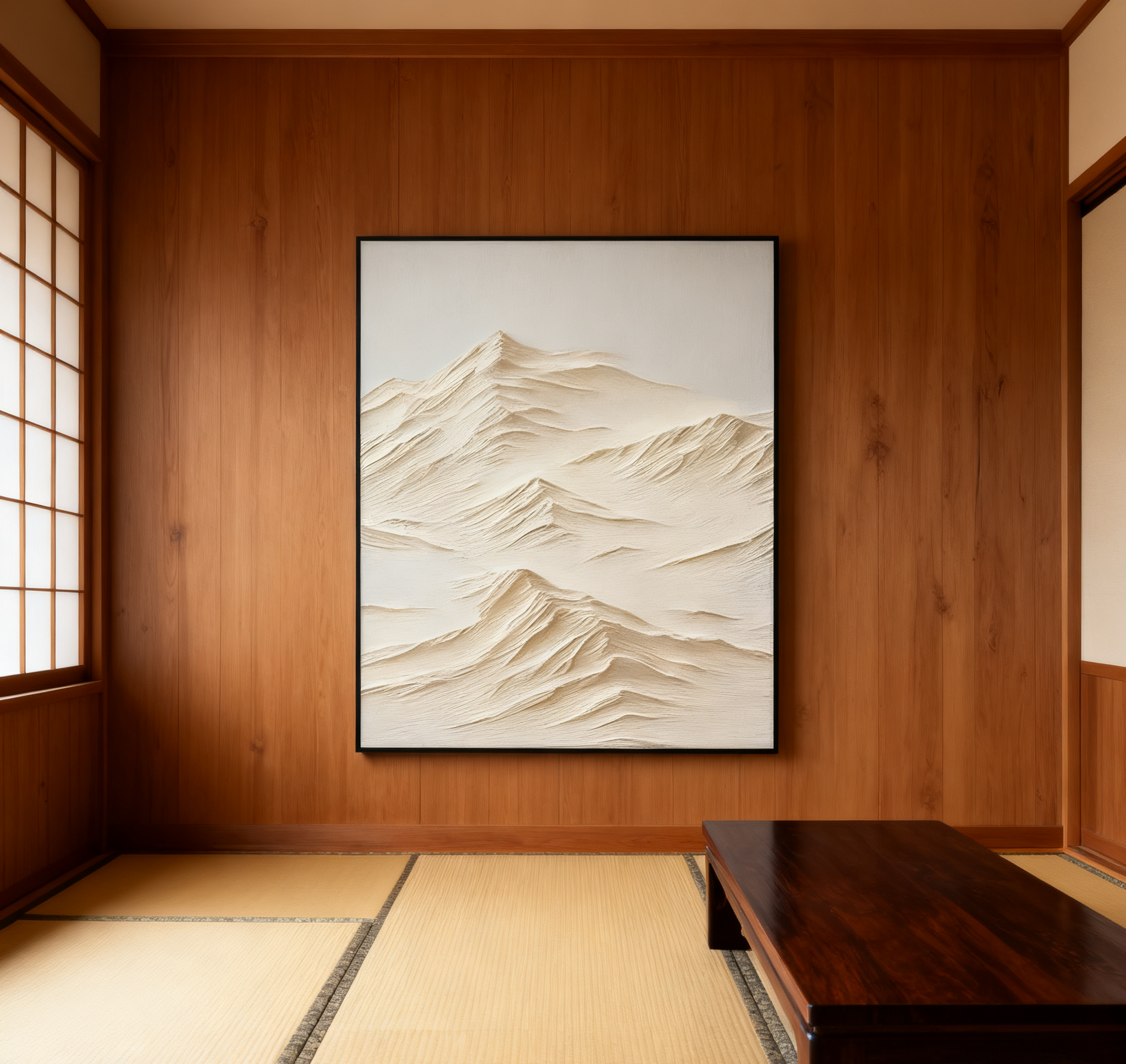 White Minimalist Painting Set Of 2 #WMS 001