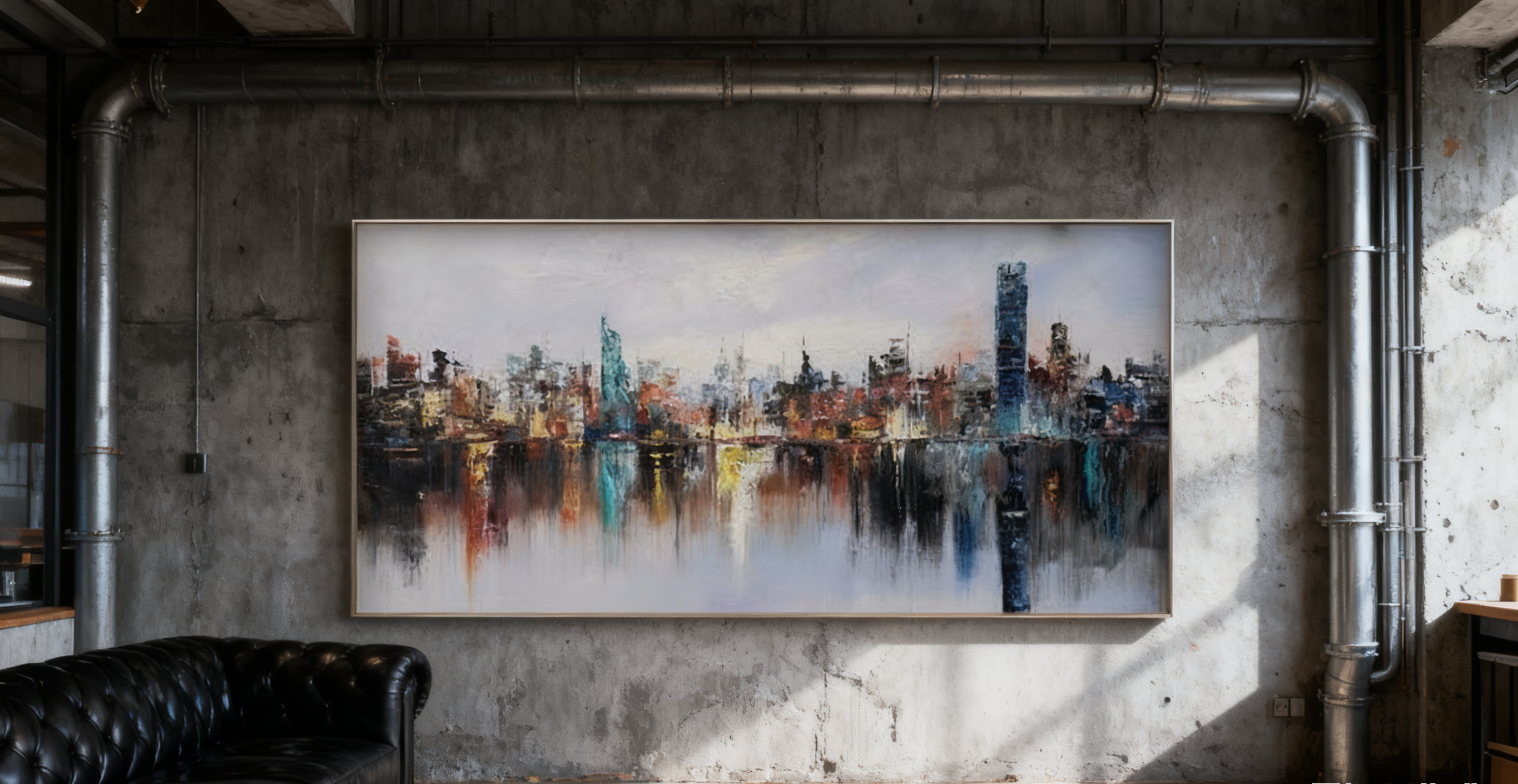 Urban Landscape Abstract Painting #ULA 001