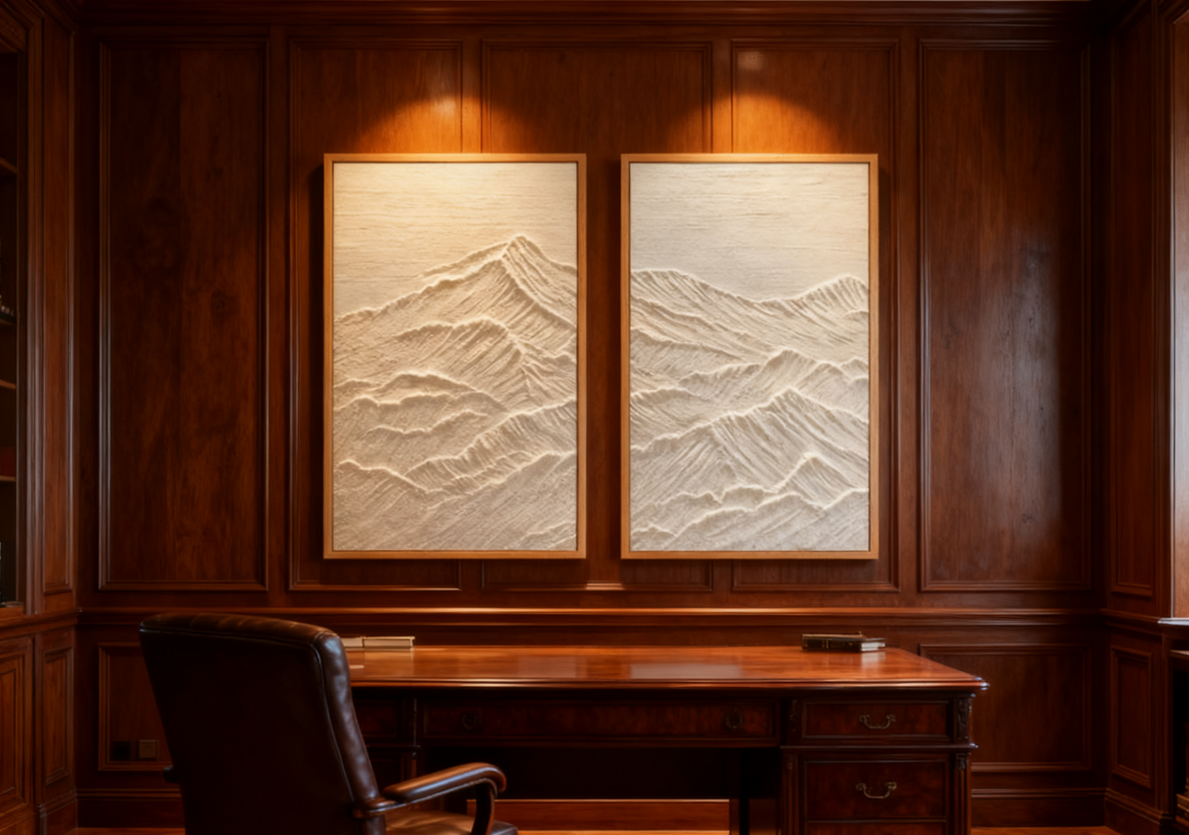 Abstract Tranquility Painting SET OF 2 #CXA 014