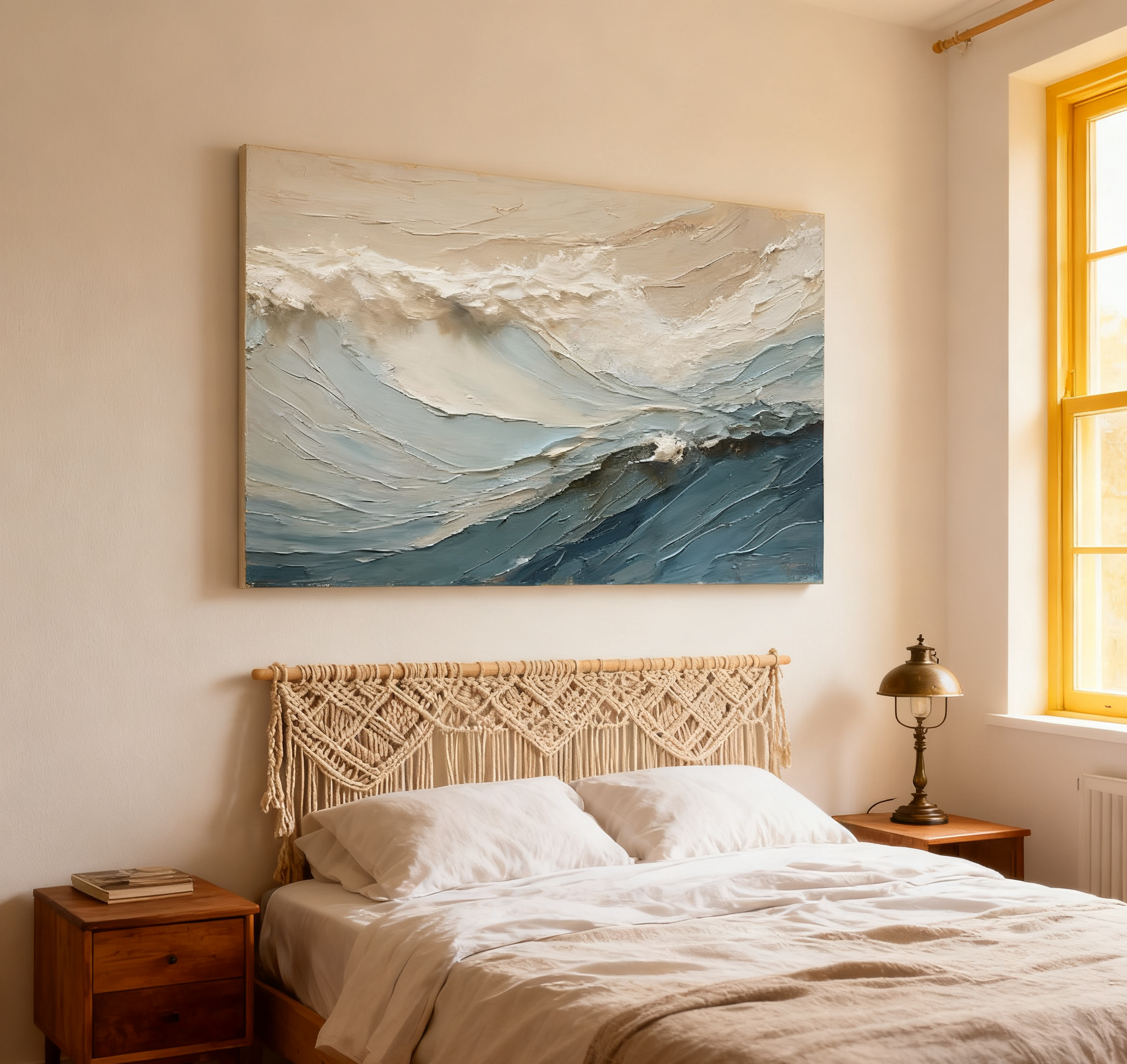 Blue & Green Abstract Painting #CXA 017