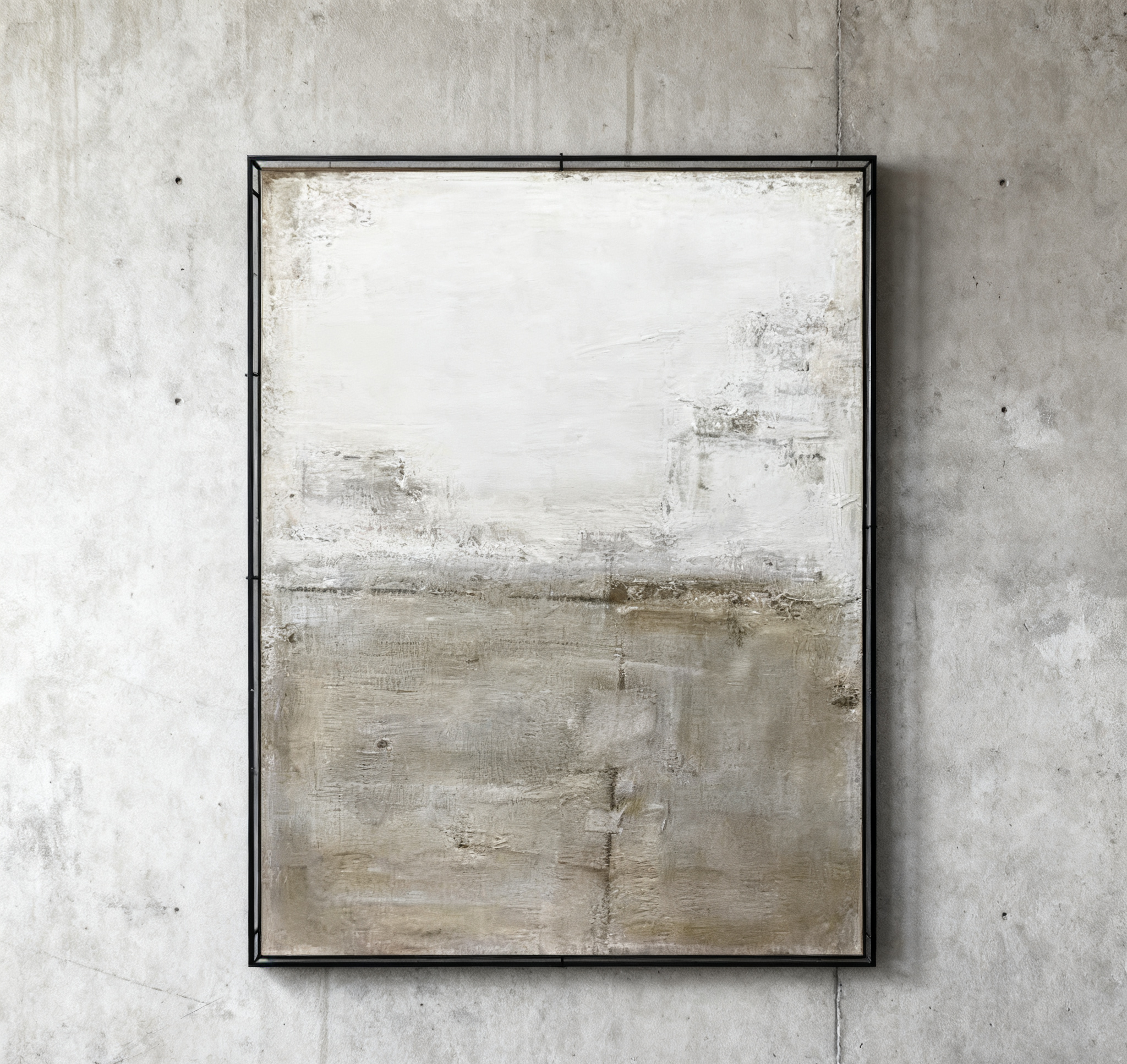 Grey Minimalist Painting #AVG 001