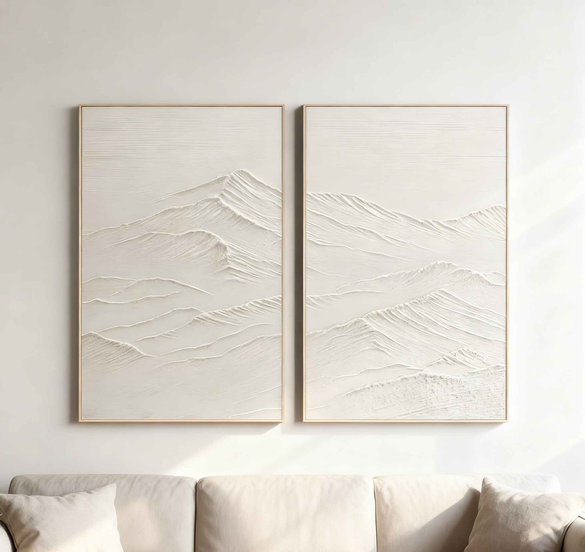 Abstract Tranquility Painting SET OF 2 #CXA 009