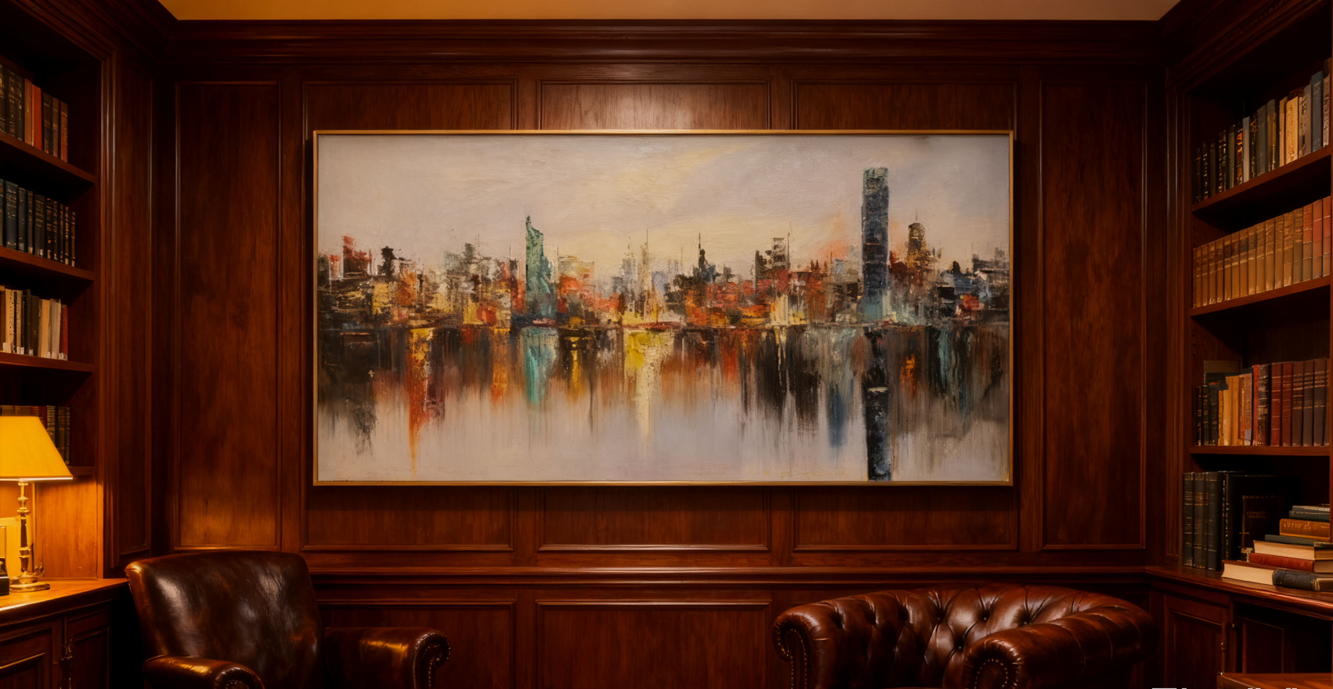 Urban Landscape Abstract Painting #ULA 001