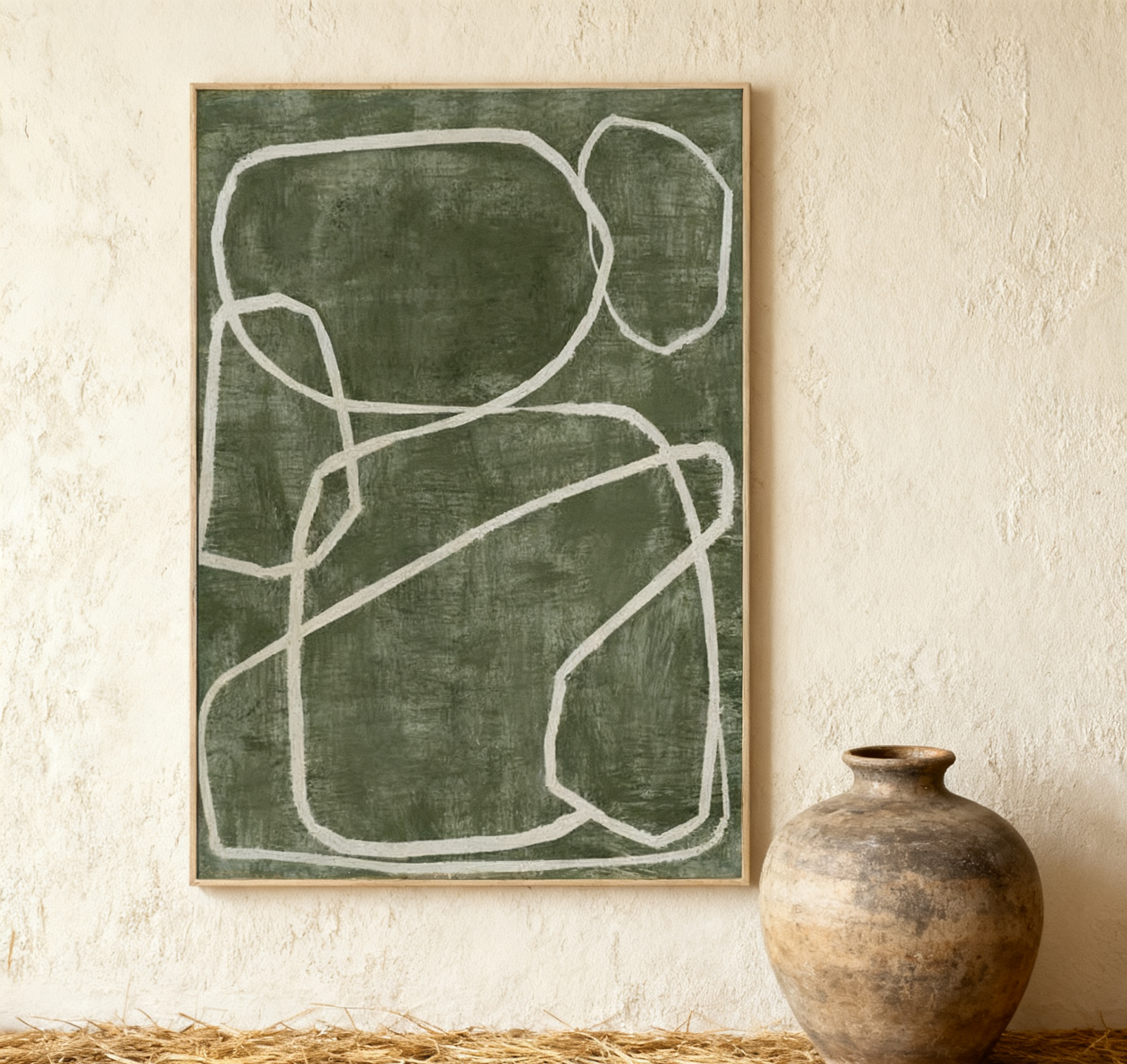 Blue & Green Abstract