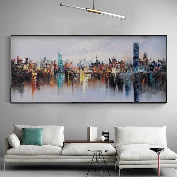 Urban Landscape Abstract Painting #ULA 001