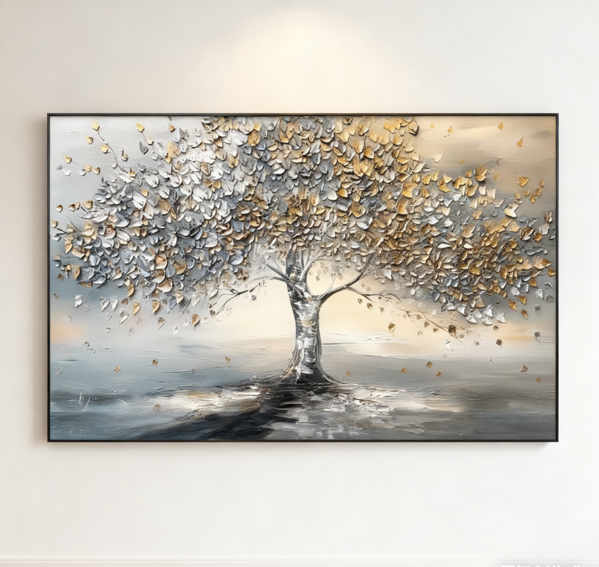 Large Colorful Tree Abstract Wall Art for Home Decor #FT 011