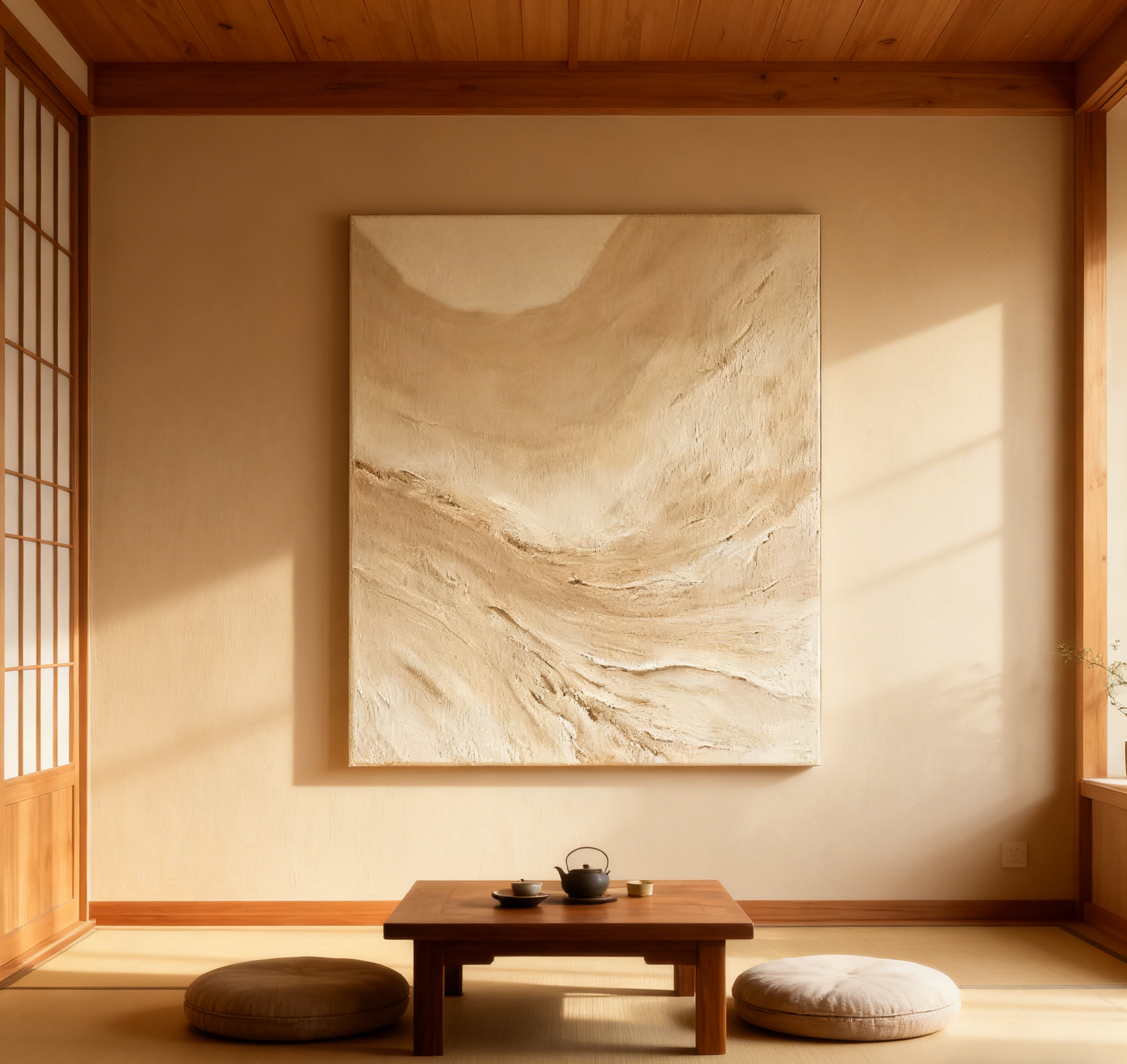 Abstract Textured Painting on Canvas #BBM 016