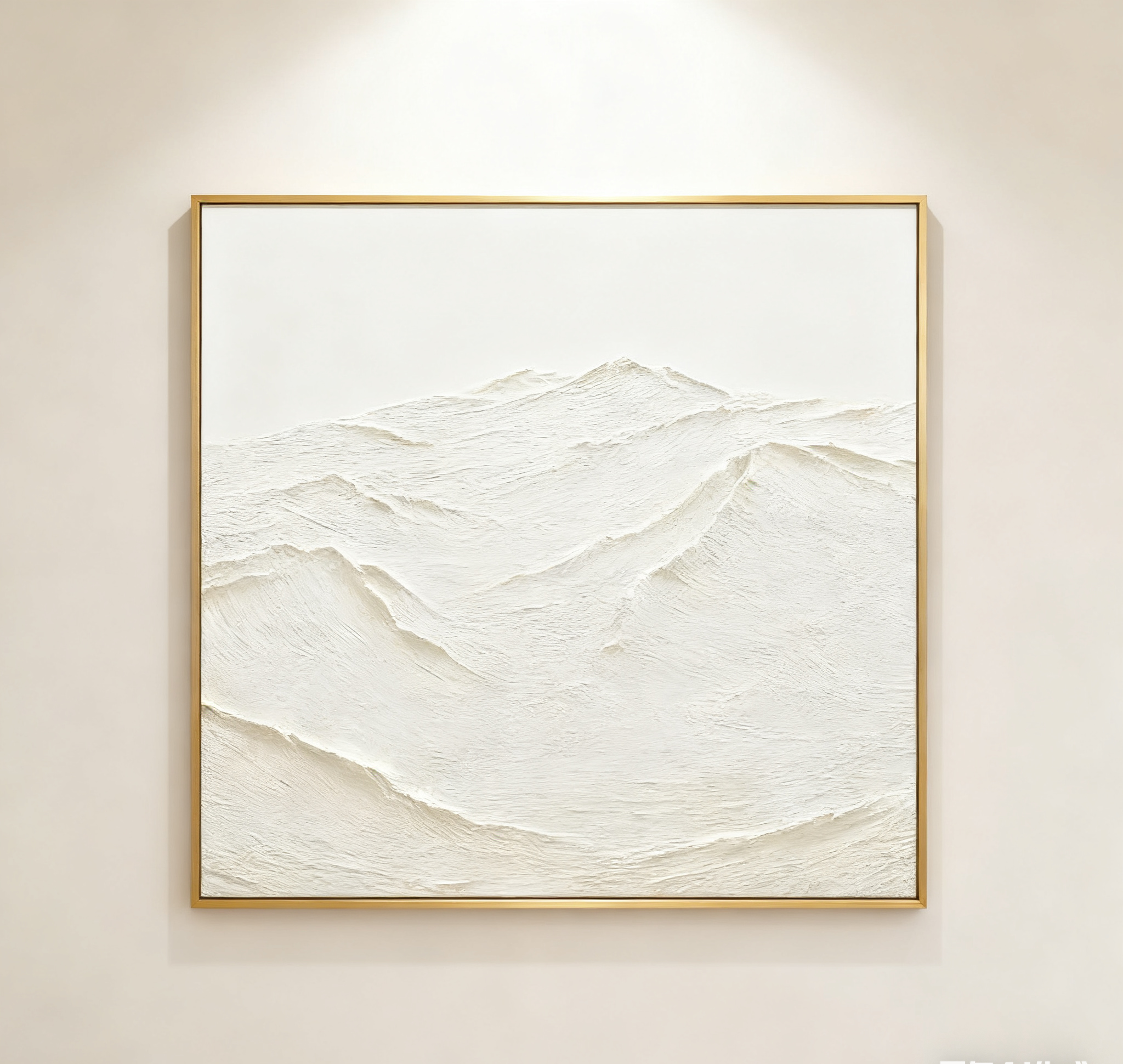 White Abstract Painting #LL 012