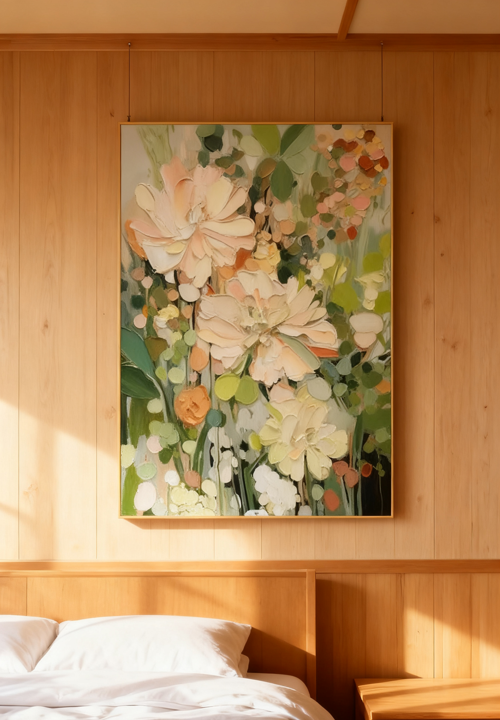 Blue & Green Minimalist Abstract Painting #BGM 014