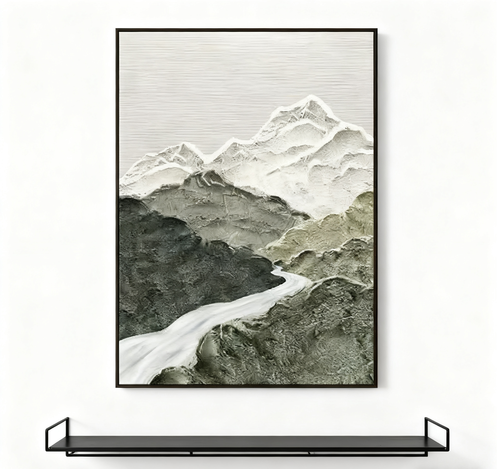 Blue & Green Abstract Painting #CXA 014