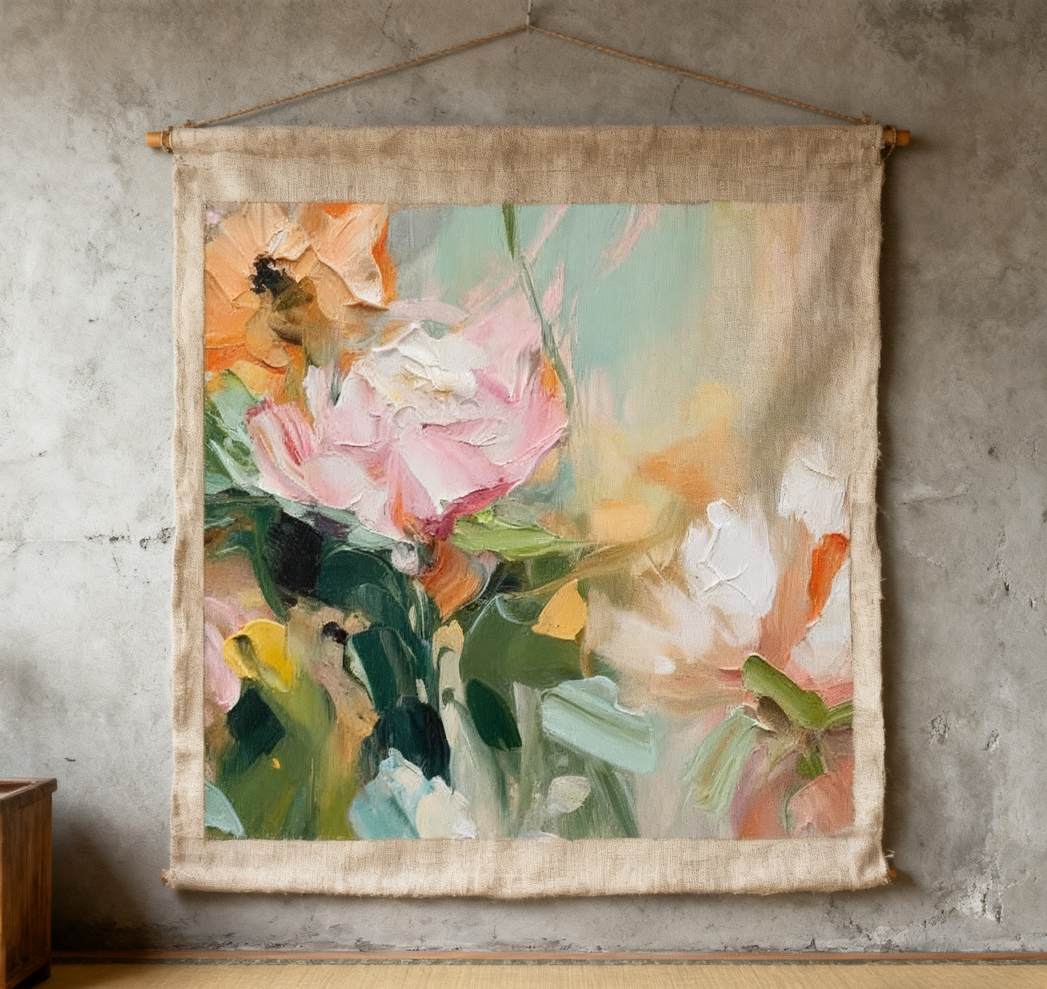 Large Floral Abstract Wall Art for Home Decor #FT 013