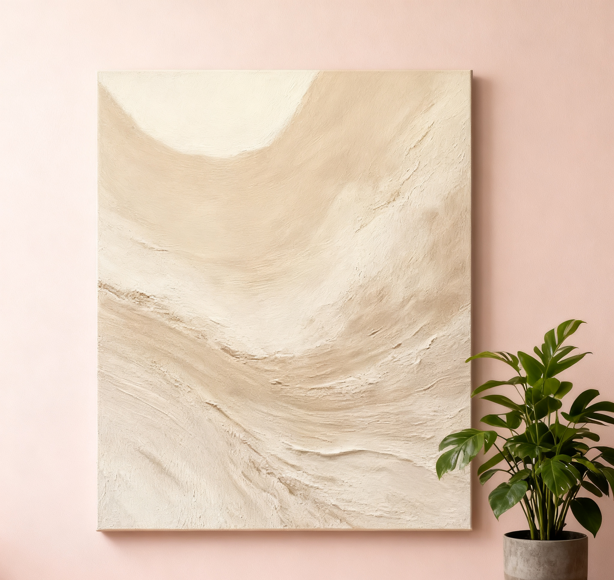 Abstract Textured Painting on Canvas #BBM 016