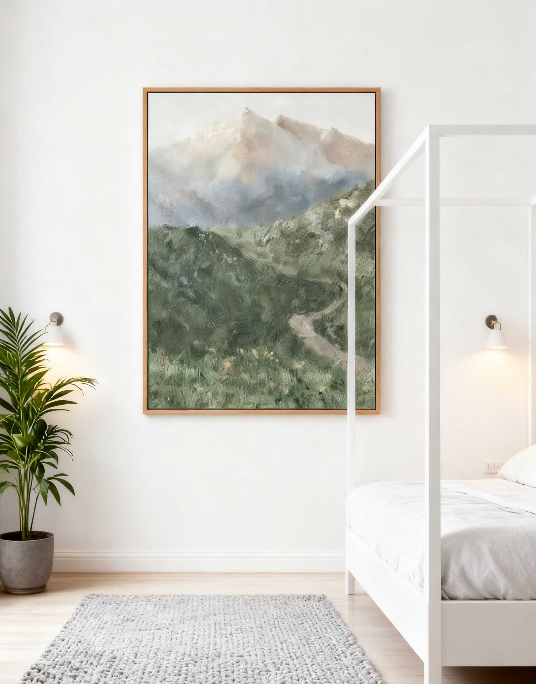 Blue & Green Abstract Painting #CXA 003