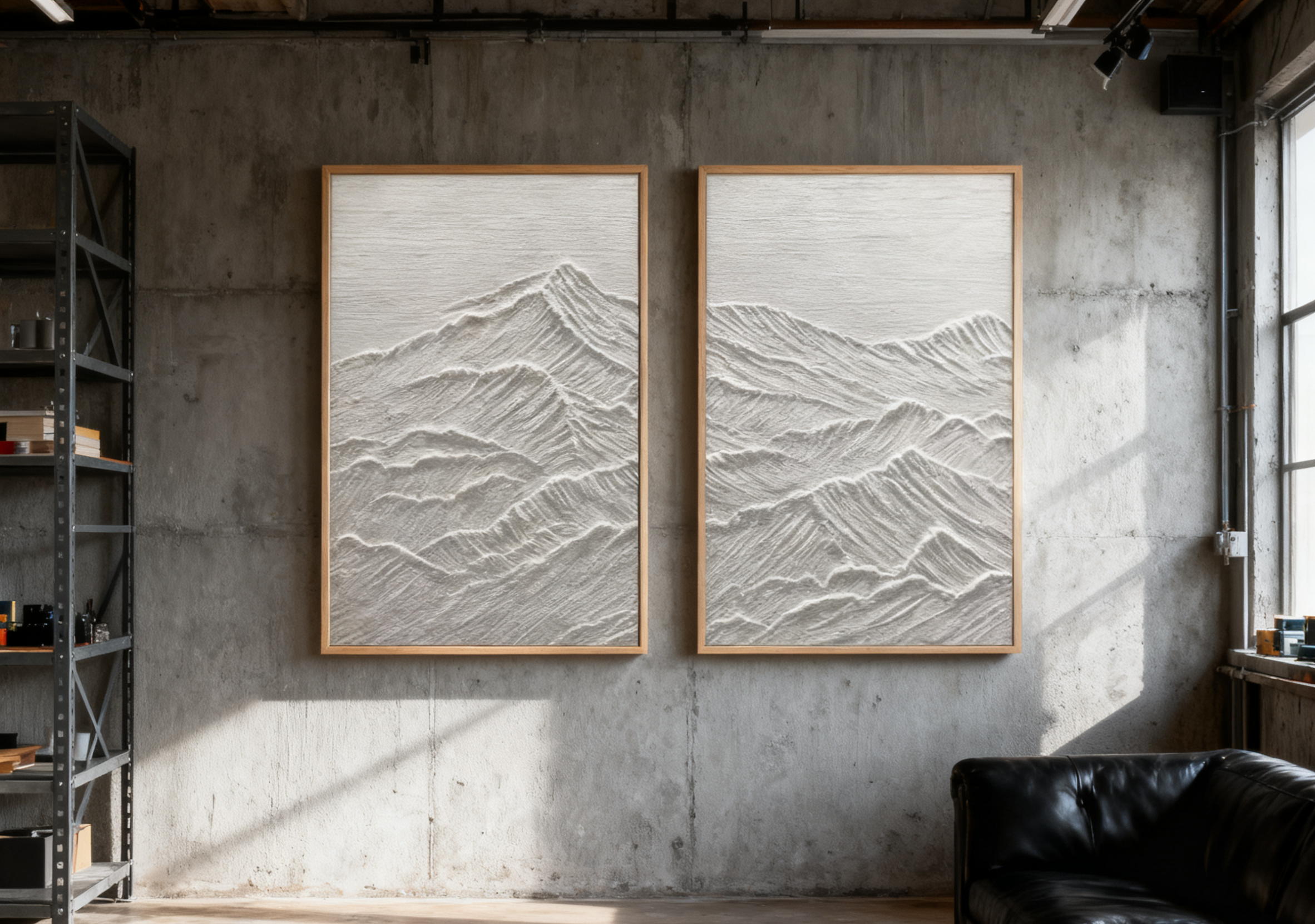 Abstract Tranquility Painting SET OF 2 #CXA 014