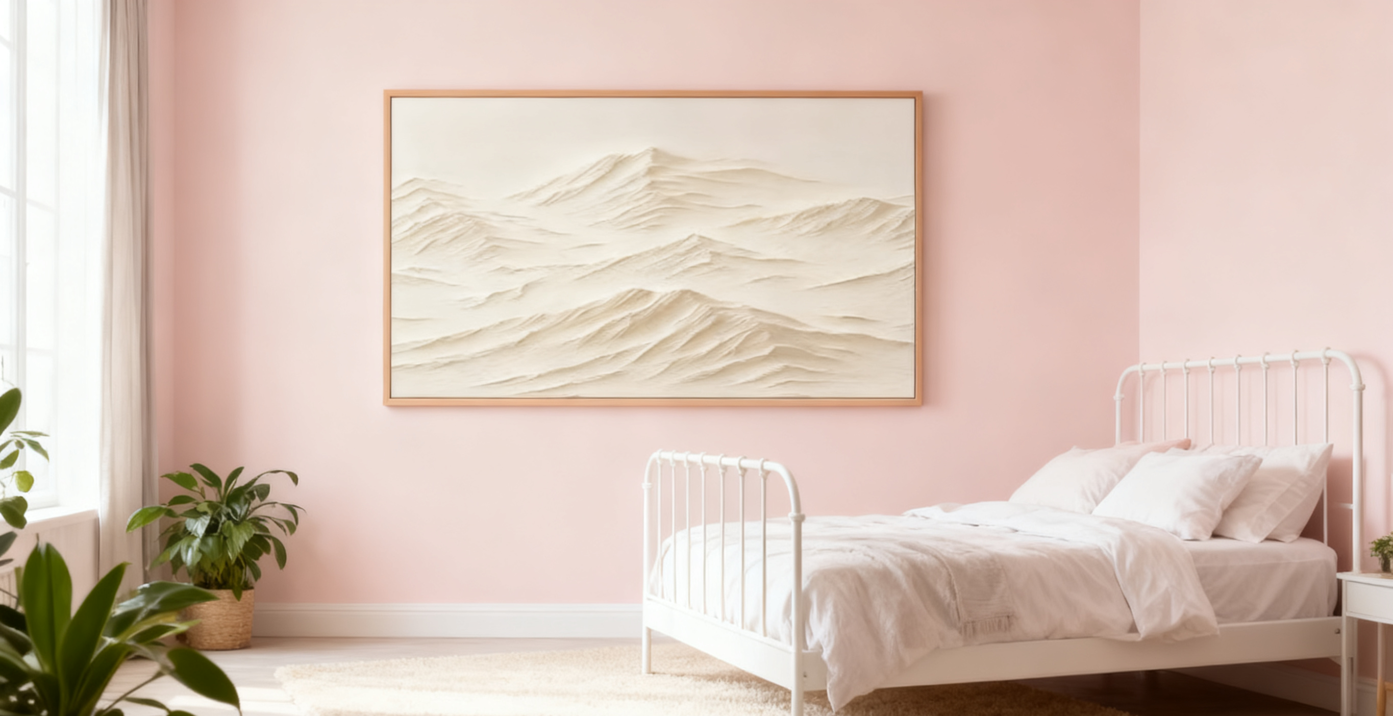 White Minimalist Painting #WM 009