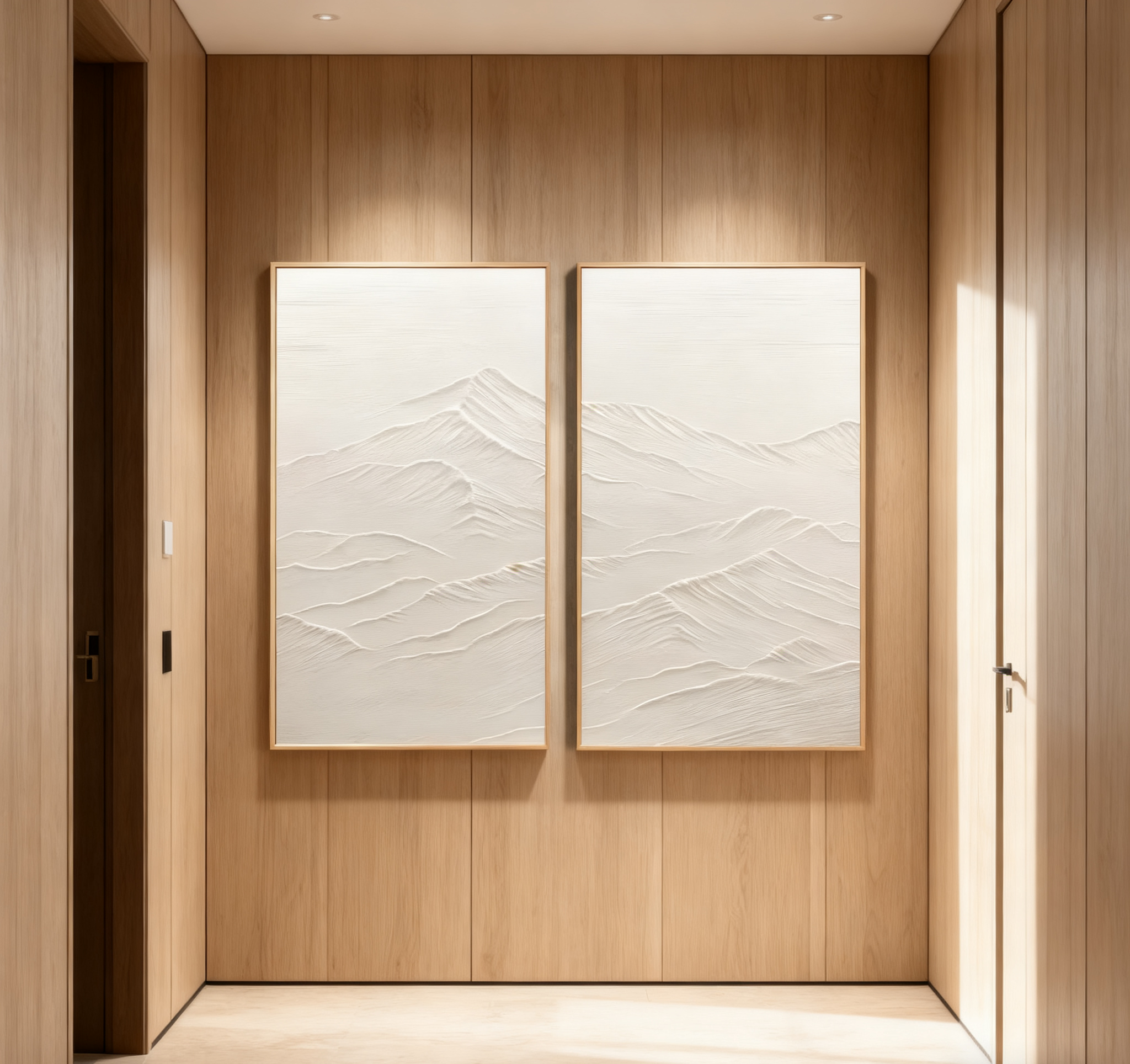 Abstract Tranquility Painting SET OF 2 #CXA 009