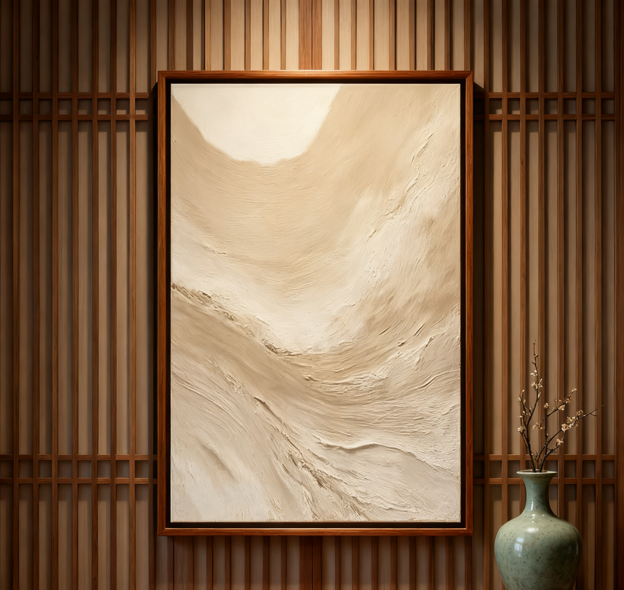 Abstract Textured Painting on Canvas #BBM 016