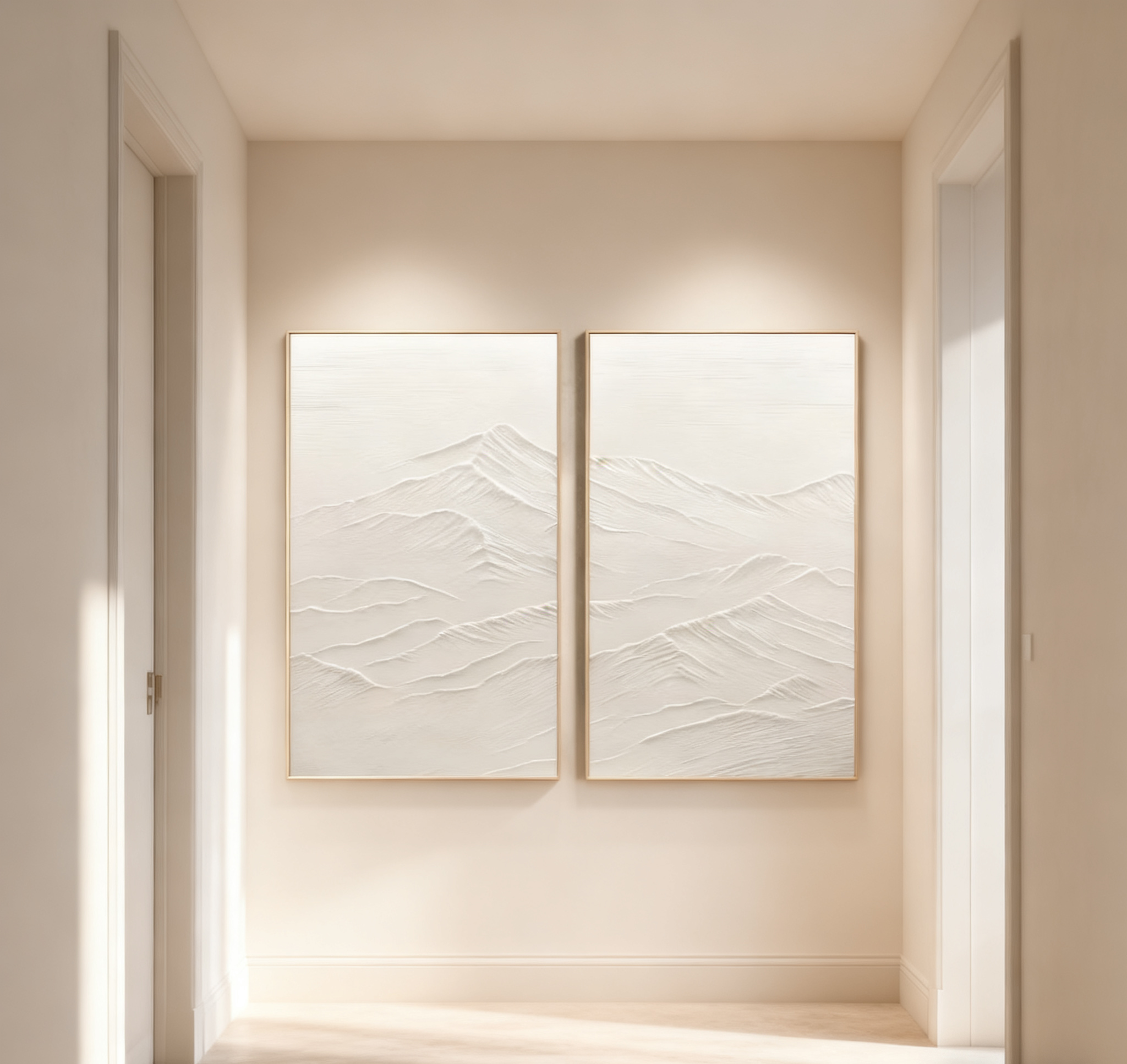 Abstract Tranquility Painting SET OF 2 #CXA 009