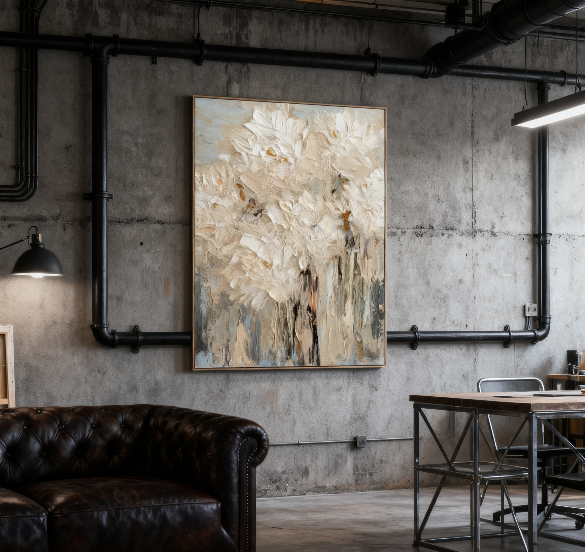 Elegant Floral Wall Art in 3D Minimalist Style #FT 064