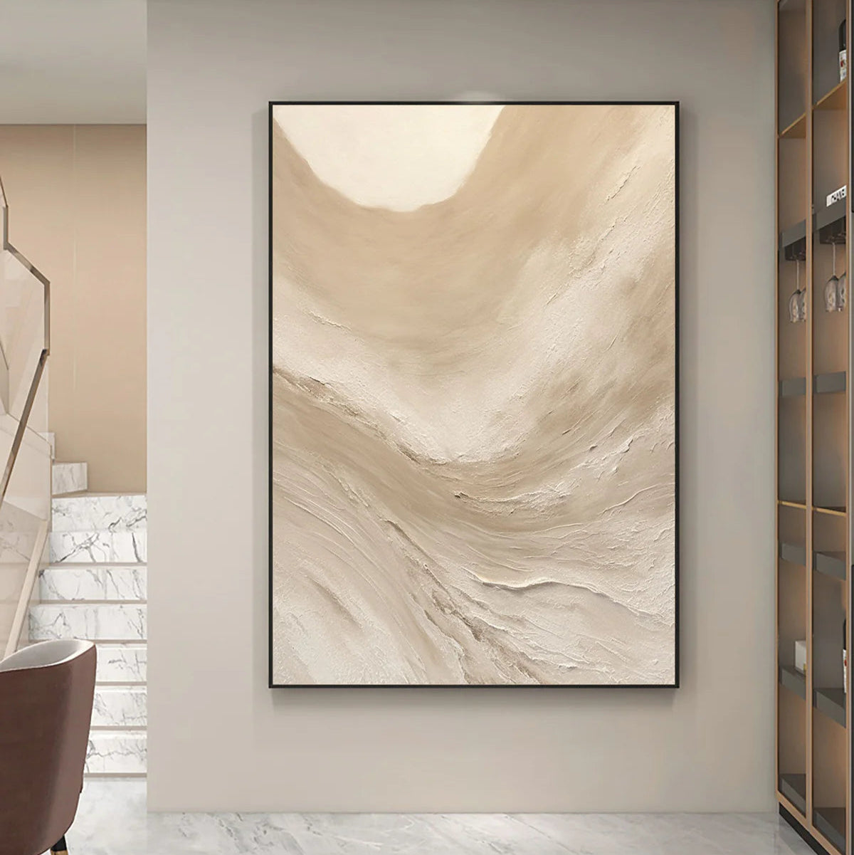 Abstract Textured Painting on Canvas #BBM 016