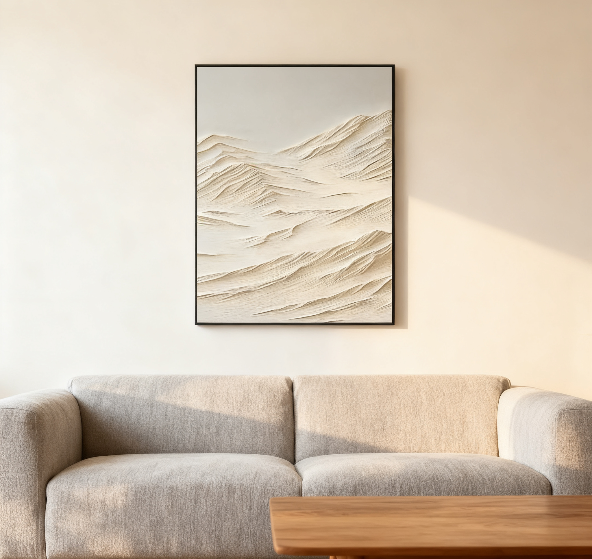 White Minimalist Painting Set Of 2 #WMS 001