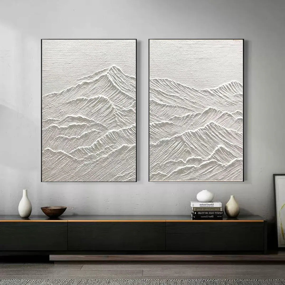 Abstract Tranquility Painting SET OF 2 #CXA 014