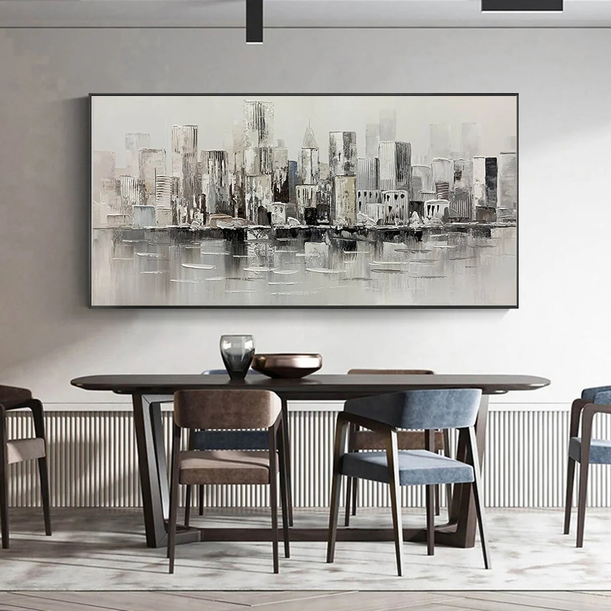 Black & White Abstract Painting #BWA 001