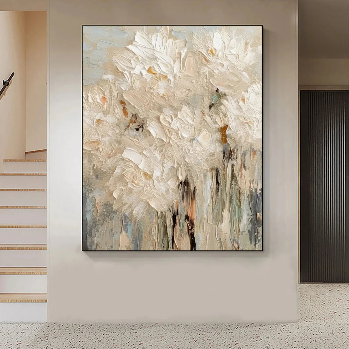 Elegant Floral Wall Art in 3D Minimalist Style #FT 064